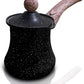 Frendorf | 12 Oz Türkische Kaffeekanne – Türkischer Ibrik für aromatischen Kaffee – Multipurpose Arabische Kaffeekanne mit Deckel – Robuste Edelstahl-Kaffeekanne – Korrosionsbeständiges und lebensmittelechtes Material (350 Ml)