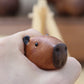 Capybara handgefertigte Holzornament
