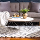 Frendorf | DiamondLuxe Shag - Teppich mit Diamantmuster | Shaggy Hochflorteppich | Weich & Modern | Perfekt für Wohnzimmer