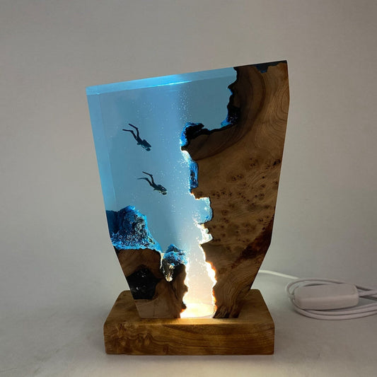 Frendorf - Stilvolle Ozean Karst Taucher Tischlampe für Ihr Zuhause