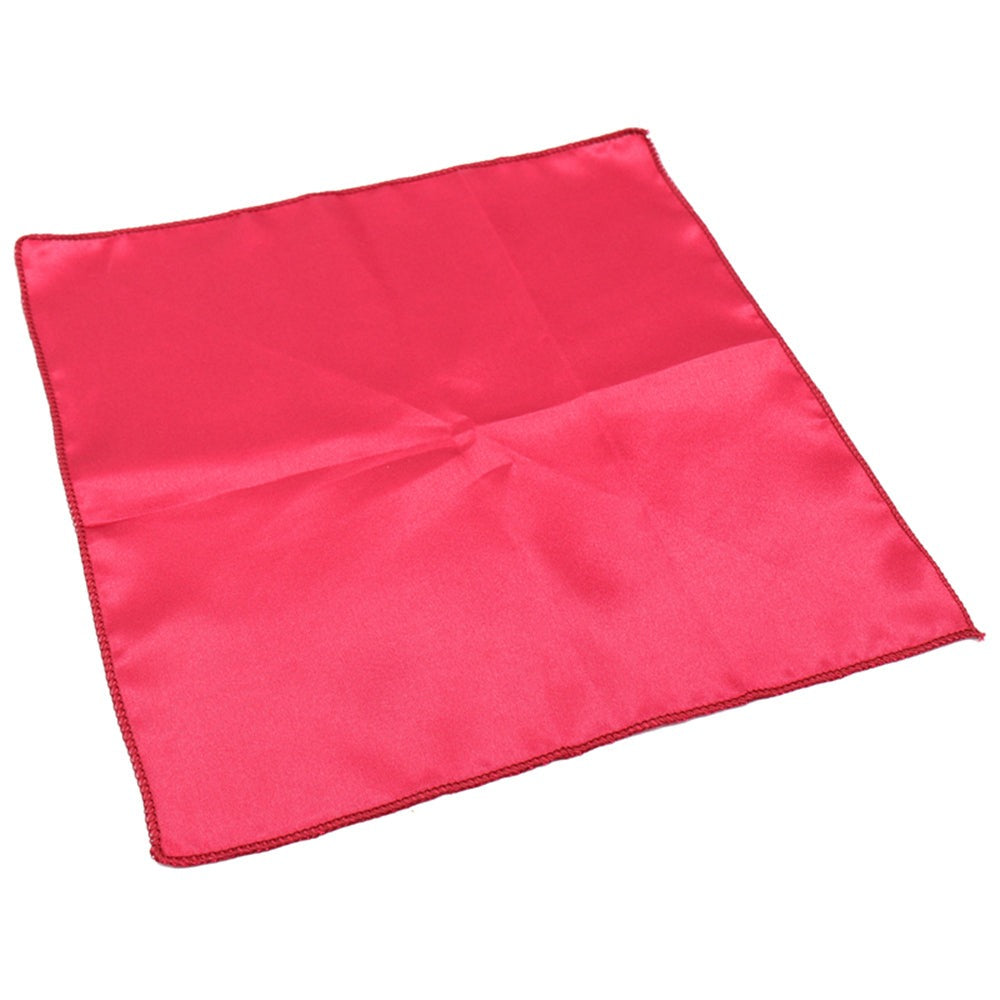 50 Stück Tischservietten Quadratisch Satin Stoff Tasche Taschentuch