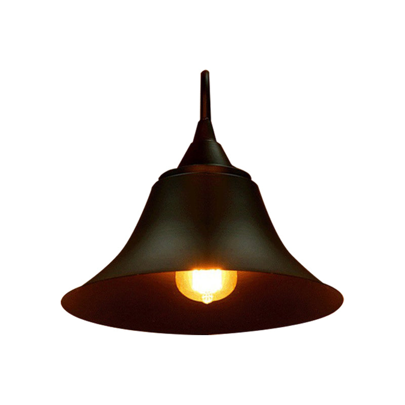 Frendorf | Kegel Shade Metall Wandlamp Industrieel Enkelvoudige Lamp Slaapkamer Wandverlichting Fixture in Zwart