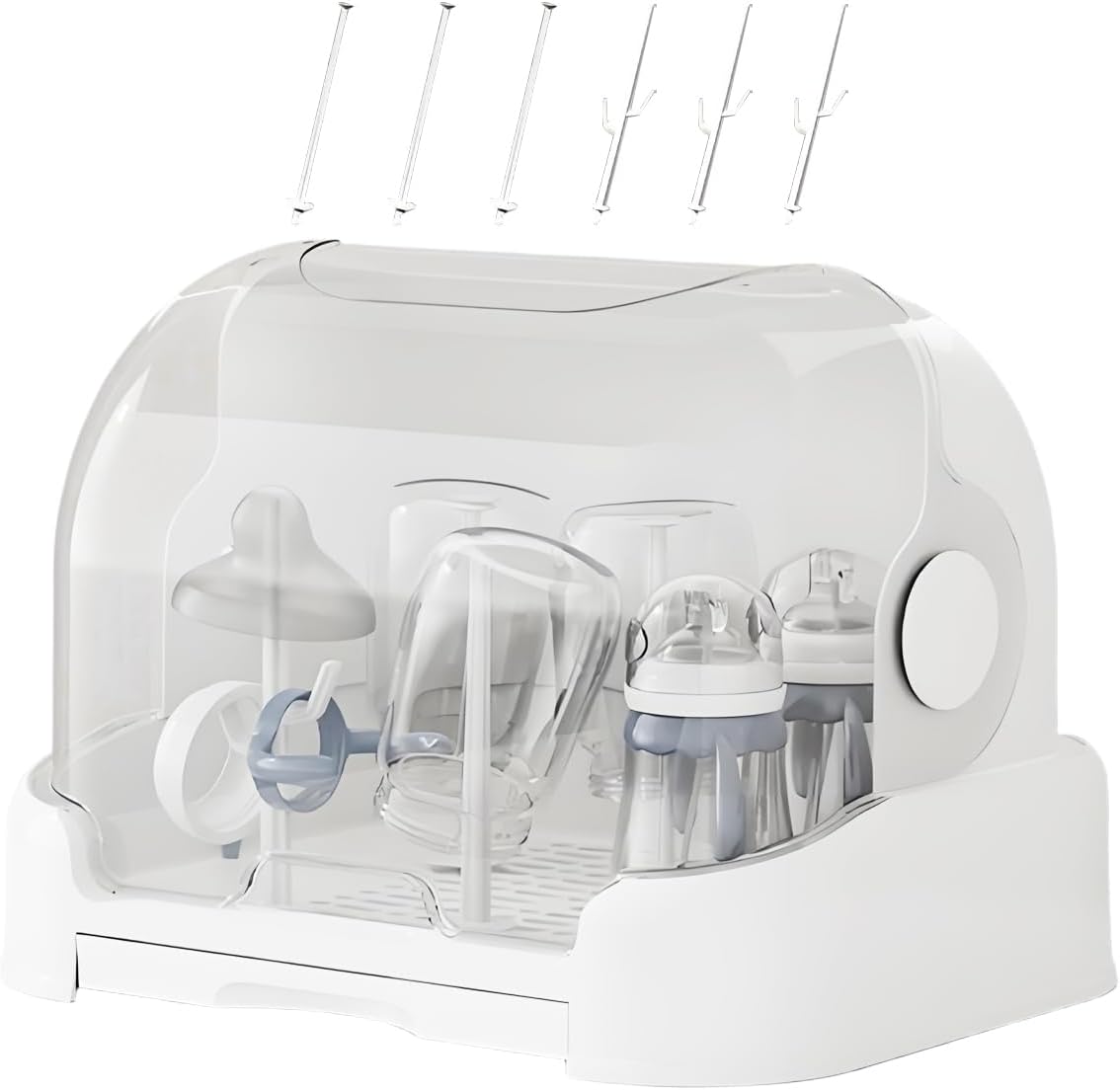 Frendorf | Babyflaschen-Trockner und Aufbewahrungsbox mit Deckel – Orvian