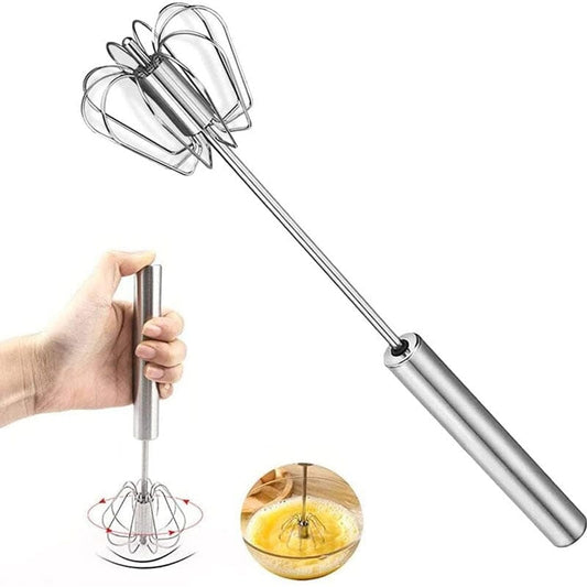 Frendorf | Halbautomatischer Schneebesen für die Küche aus Edelstahl, einfach zu bedienen
