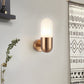 Frendorf | Kapsule Metalen Wandlamp Postmodern 1 Licht Zwart/Grijs/Wit Wandgemonteerde Lamp voor Slaapkamer
