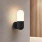 Frendorf | Kapsule Metalen Wandlamp Postmodern 1 Licht Zwart/Grijs/Wit Wandgemonteerde Lamp voor Slaapkamer