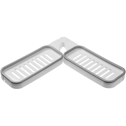 Frendorf | Badezimmer 180° drehbarer Eckregal ohne Bohren