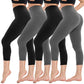 4er-Pack Hochtaillierte Kompressionsleggings