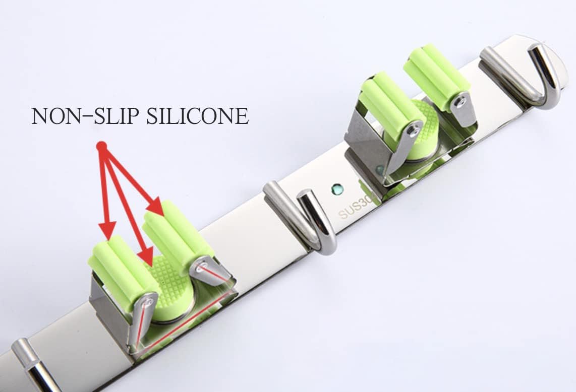 Frendorf | Besenhalter aus Edelstahl für die Wandmontage