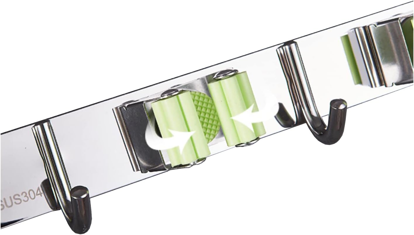 Frendorf | Besenhalter aus Edelstahl für die Wandmontage