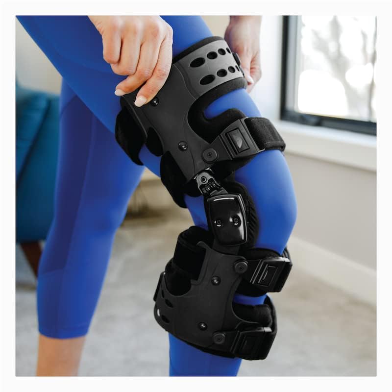 Frendorf | Osteoarthritis Relief Knee Brace | Medial & Lateral Support to Alleviate Bone-on-Bone Arthritis, Adjustable Size for Increased Comfort