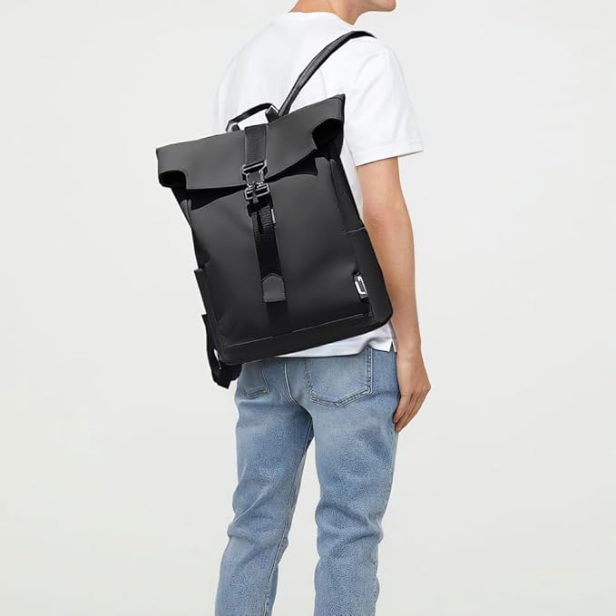 Frendorf | BergTrek Wasserdichte ergonomische Rucksack – Leichter Reisewanderrucksack mit USB-Ladeanschluss und großem Laptopfach