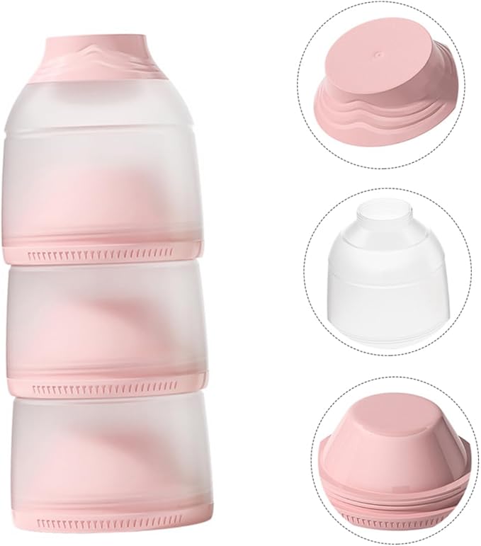 Frendorf | Baby Milchpulver Spender – Tragbarer Stapelbehälter für Milchpulver, Snacks & Brei