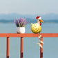 Lustige Hühner | Hochwertige Gartenstecker - der einzigartigste Blickfang des Jahres