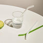 Artistry Gebogene & Gerade Borosilikatglas Wiederverwendbare Strohhalm Sets