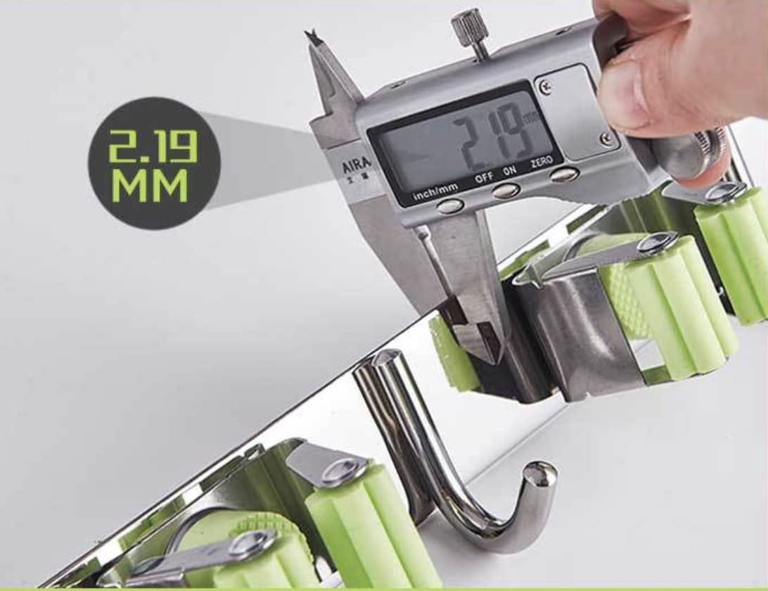 Frendorf | Besenhalter aus Edelstahl für die Wandmontage