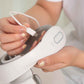 Frendorf | Nackenmassager mit Wärme, Schmerztherapie, intelligenter Nackenmassager, 4 Massageköpfe tragbarer Tiefengewebs-Triggerpunkt-Massager
