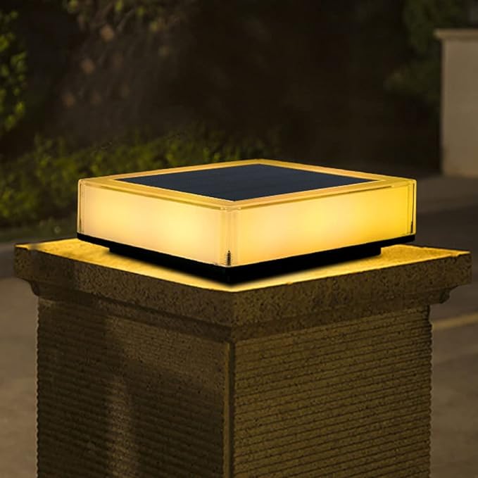 Frendorf | SolarNova Flache LED-Solarlampe | Energieeffizient | Außenbeleuchtung | Garten & Terrasse