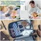 Frendorf | 51oz Salatschüssel mit abnehmbarem 3-Fächer Bento-Style Tablett