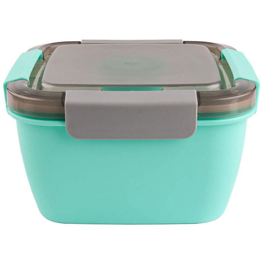 Frendorf | 51oz Salatschüssel mit abnehmbarem 3-Fächer Bento-Style Tablett