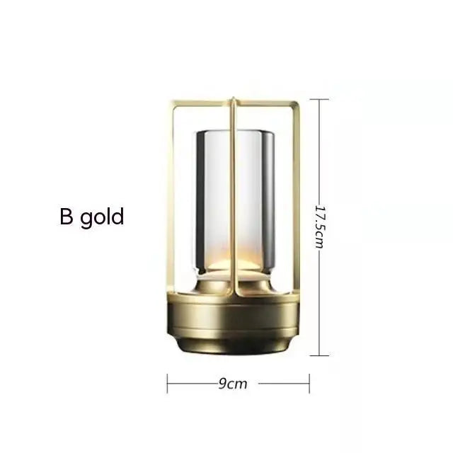 Frendorf | Luminor | USB Tischlampe | Gemütliche Beleuchtung | Kabelloses Laden