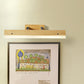 Frendorf | Lineare Vanity Light Zeitgenössische Holz Led Beige Wandmontierte Vanity Lampe in Weiß/Warmlicht, 16"/23,5"/31,5" Breit