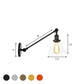 Frendorf | Industriële Conische Wandlamp 1 Lichtheldere Glasverlichting in Zwart/Bronze/Brass, 8"/12" L Arm