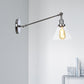 Frendorf | Industriële Conische Wandlamp 1 Lichtheldere Glasverlichting in Zwart/Bronze/Brass, 8"/12" L Arm