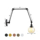 Frendorf | Globe Klar/Amber Glas Wandmontierter Beleuchtung Vintage 1 Licht Innen Sconces in Messing/Chrom/Schwarz mit Verstellbarem Arm, 8"+8"/8"+8"+8" L