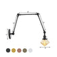 Frendorf | 1 Licht Esszimmer Wandleuchte Vintage Schwarz/Bronze/ Messing Wandmontierte Lampe mit Diamant Klar/Amber Glasschirm, 8"+8"/8"+8"+8" L Verstellbarer Arm