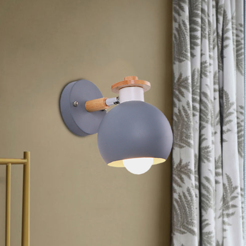Frendorf | Einzelne lichtkugelförmige wandlampe nordisches metall wandleuchtenlicht für kindergarten kinderzimmer