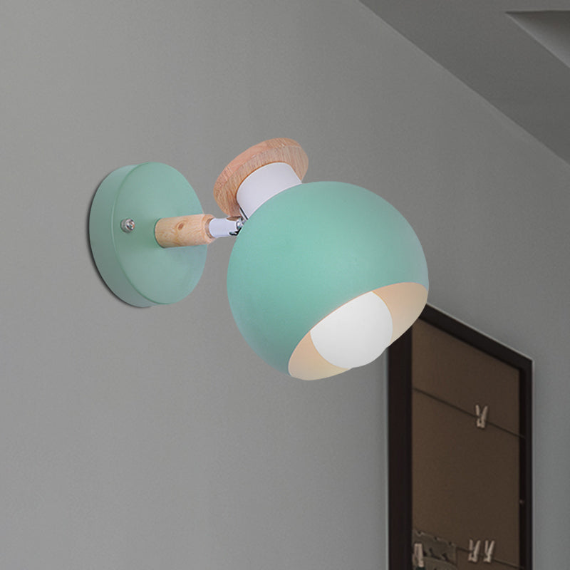 Frendorf | Einzelne lichtkugelförmige wandlampe nordisches metall wandleuchtenlicht für kindergarten kinderzimmer