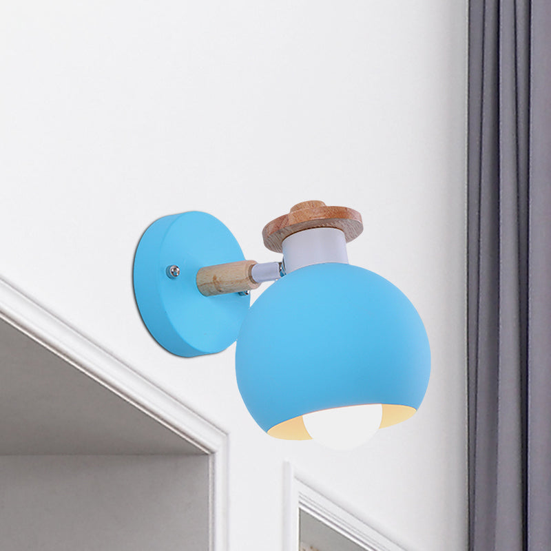Frendorf | Einzelne lichtkugelförmige wandlampe nordisches metall wandleuchtenlicht für kindergarten kinderzimmer
