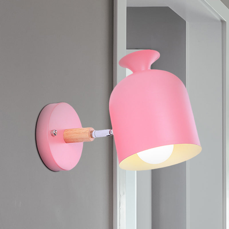 Frendorf | Cup Shade Volwassen Slaapkamer Wandlamp Draaibaar Metaal Eén Licht Macaron Loft Wandlamp