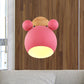 Frendorf | Nordic Style Globe Wandleuchte Holz & Metall 1 Lampe Wandleuchte für Restaurant Flur