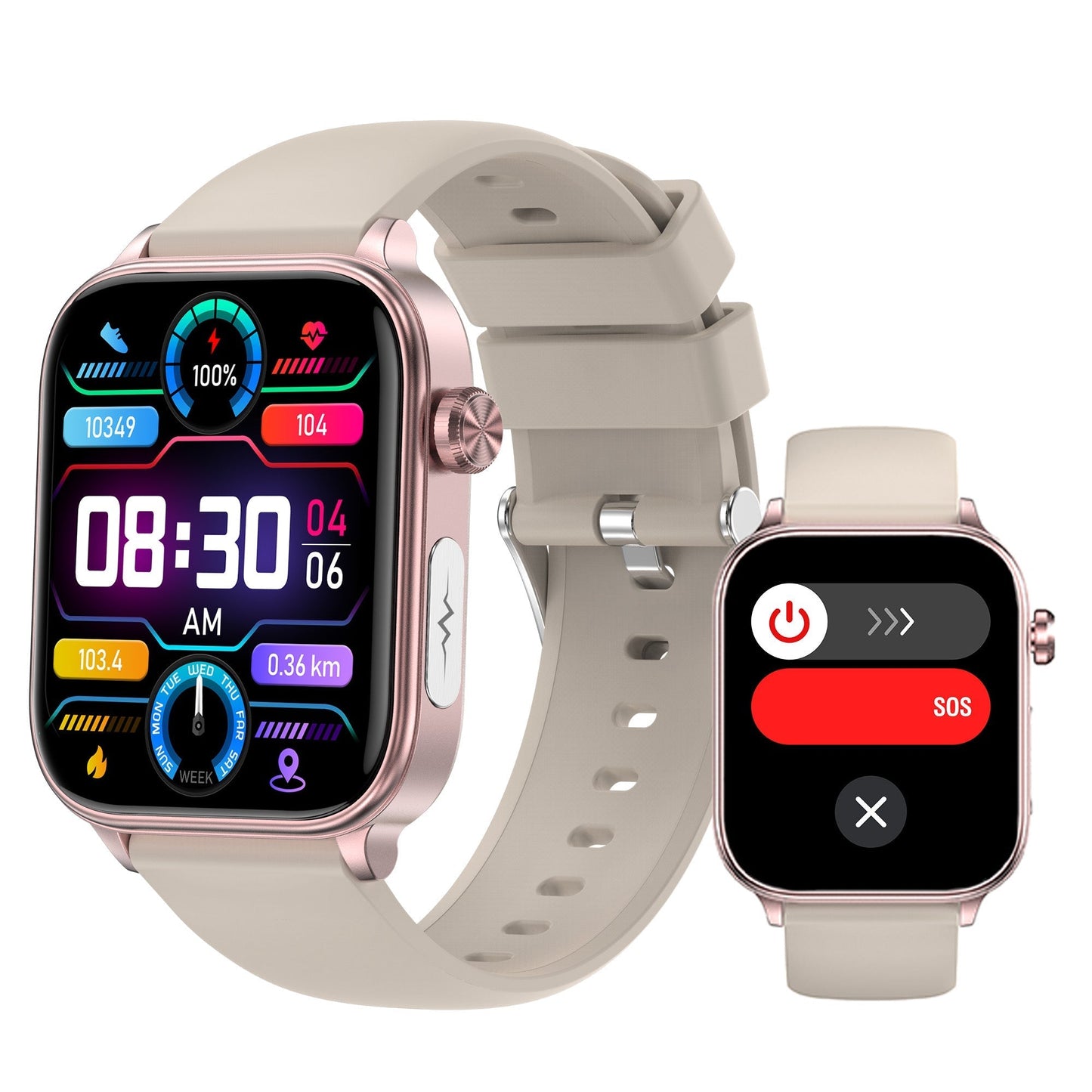 Frendorf | Außergewöhnliches Gesundheitsübungsmanagement ECG Bluetooth-Anruf SOS-Notruf