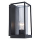 Lutec 5288803012 Flair Matt Schwarz Außen Vintage Flush Laterne Wandlicht
