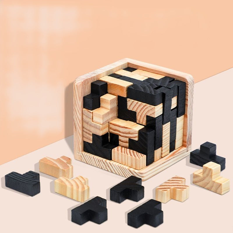 Frendorf | Hölzernes Intelligenzspielzeug Brain Teaser Game