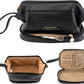 Frendorf | Abiudeng Große Make-up Tasche, Doppelschicht Kosmetiktasche, Reise Make-up Tasche, Leder Make-up Tasche, Kosmetische Reisetaschen, Tragbare Leder Kulturbeutel, Geräumige Kosmetiktasche für Frauen und Mädchen