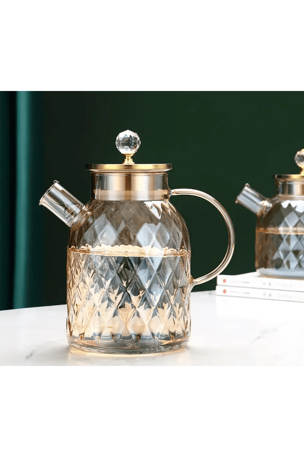 Diamond Glass Saft Teekanne