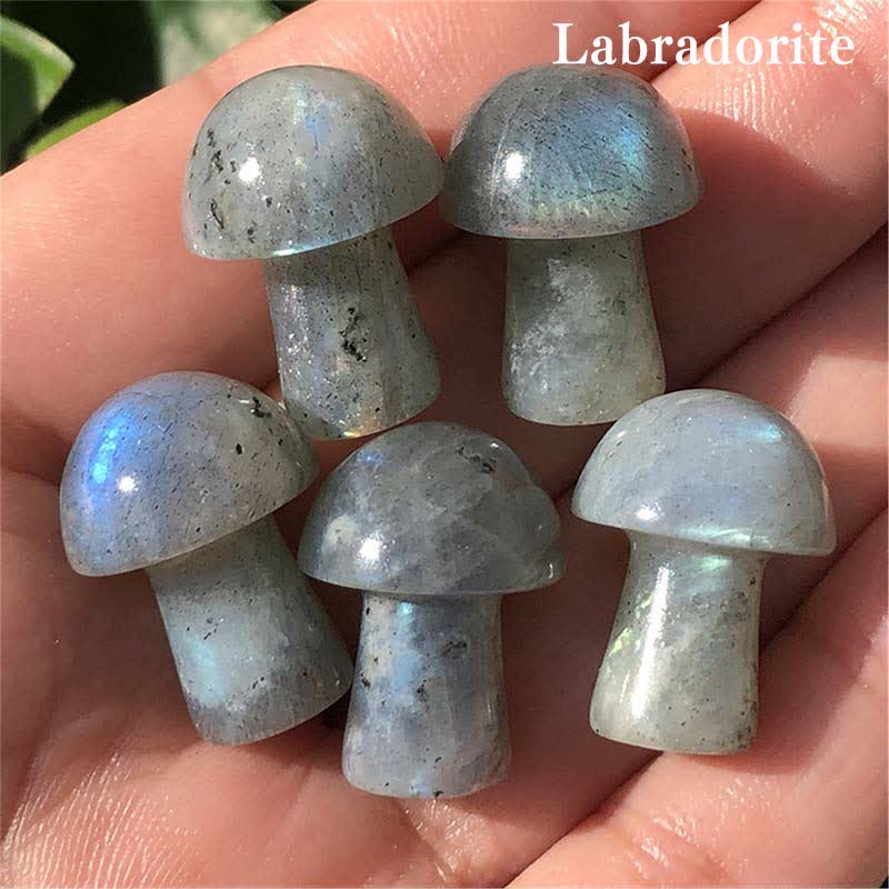 Frendorf natürliche Kristall Mini-Pilz Dekoration
