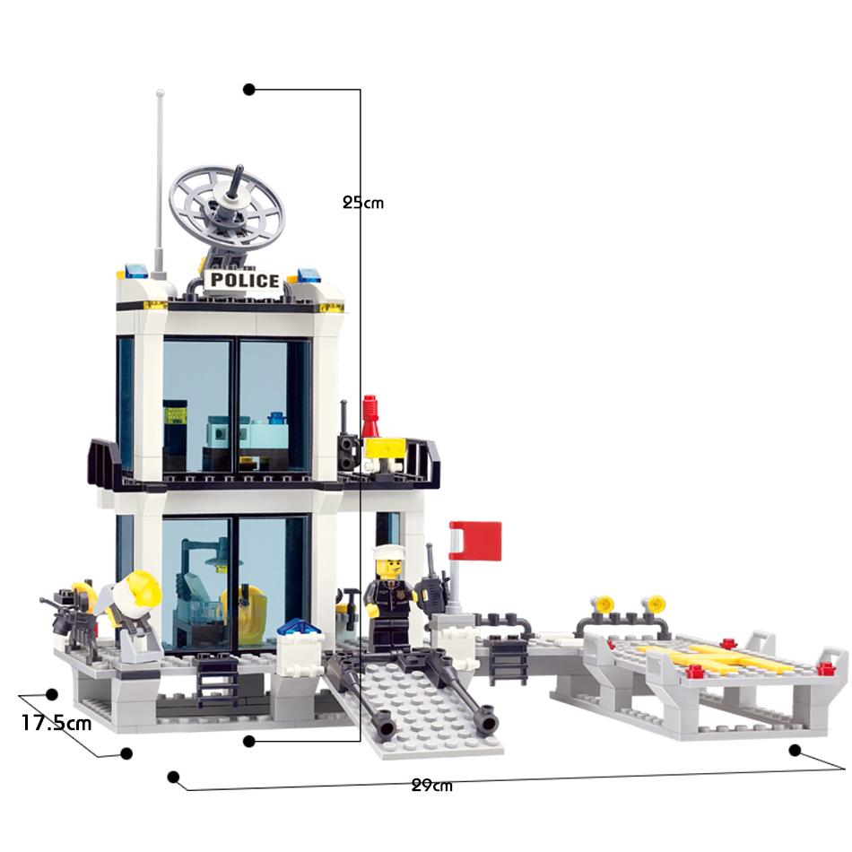 Frendorf | Baussteine Stadt Polizeistation 536 Teile