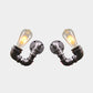 Frendorf | 2-Licht Dubbel Gebogen Arm Wandlamp Antiqued Zwart/Roest/Gouden Afwerking Metalen Wandlamp voor Restaurant