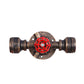 Frendorf | Bronze 1 Licht Wandlamp Geantiqueerd Metalen Pijp en Ventiel Wandmontage Lamp, 8"/10" Breed