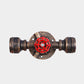 Frendorf | Bronze 1 Licht Wandlamp Geantiqueerd Metalen Pijp en Ventiel Wandmontage Lamp, 8"/10" Breed