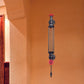 1-Head Tubular Wandleuchte Rustikal Schwarz/Kupfer Metallic mit 2-Ventil Deco und Kette