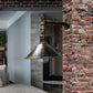 Frendorf | 1-Licht Wandleuchte Rustikale Konische Metall Wandmontierte Lampe in Antikmessing mit Rechtswinkel-Rohrarm