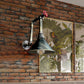 Frendorf | 1 Lichtpijp en Ventiel Wandlamp Rustiek Zwart/Bronzen Metaal Muurbevestiging Lamp met Conische Schaduw voor Restaurant