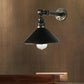 Frendorf | Antiek Messing 1-Lamp Wandlamp Vintage Metaal Kegelscherm Wand Gemonteerde Lamp voor Restaurant
