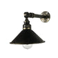 Frendorf | Antiek Messing 1-Lamp Wandlamp Vintage Metaal Kegelscherm Wand Gemonteerde Lamp voor Restaurant